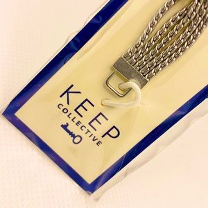 Keep Collective- Multi Chain Bracelet - Silver